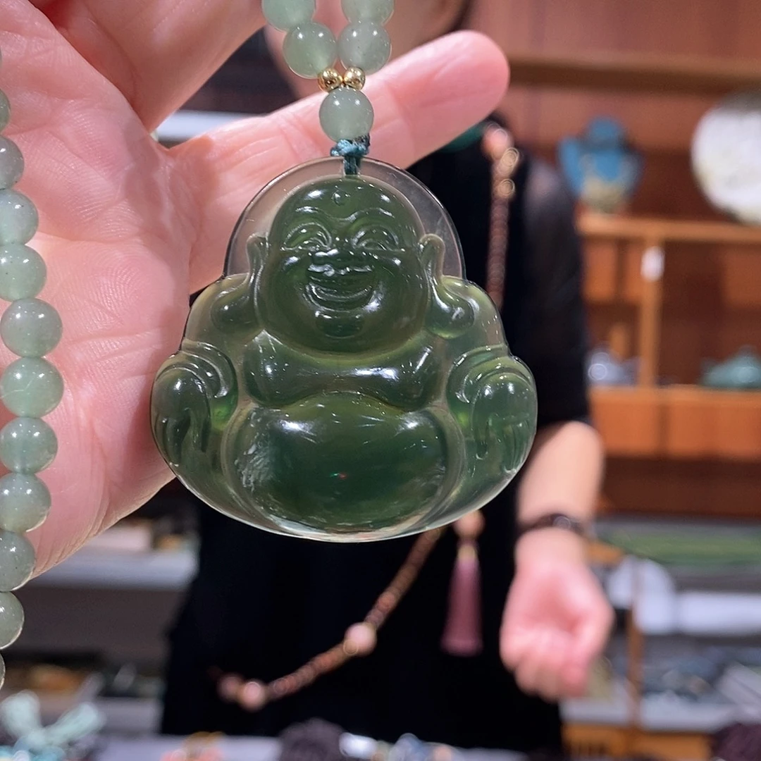 未镶嵌岫玉毛衣链