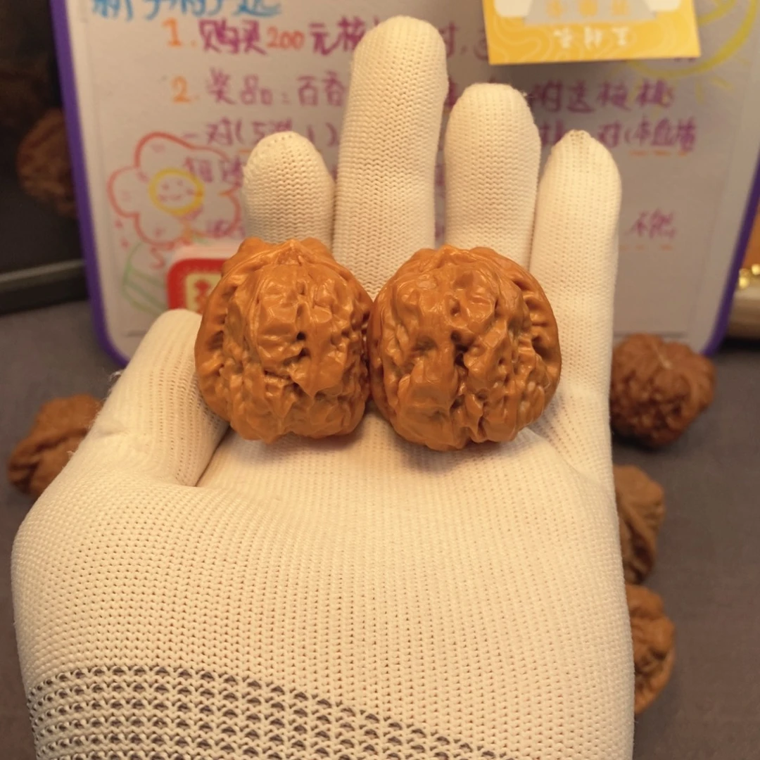 把件文玩核桃35尺头水儿蛤蟆头