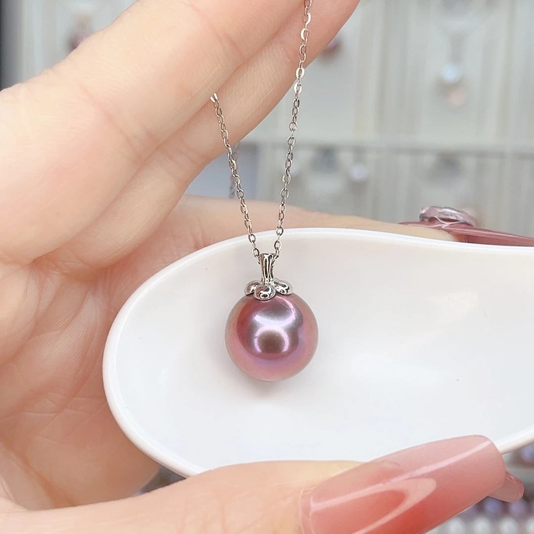 吊坠(赠链)银S925镶嵌淡水珍珠