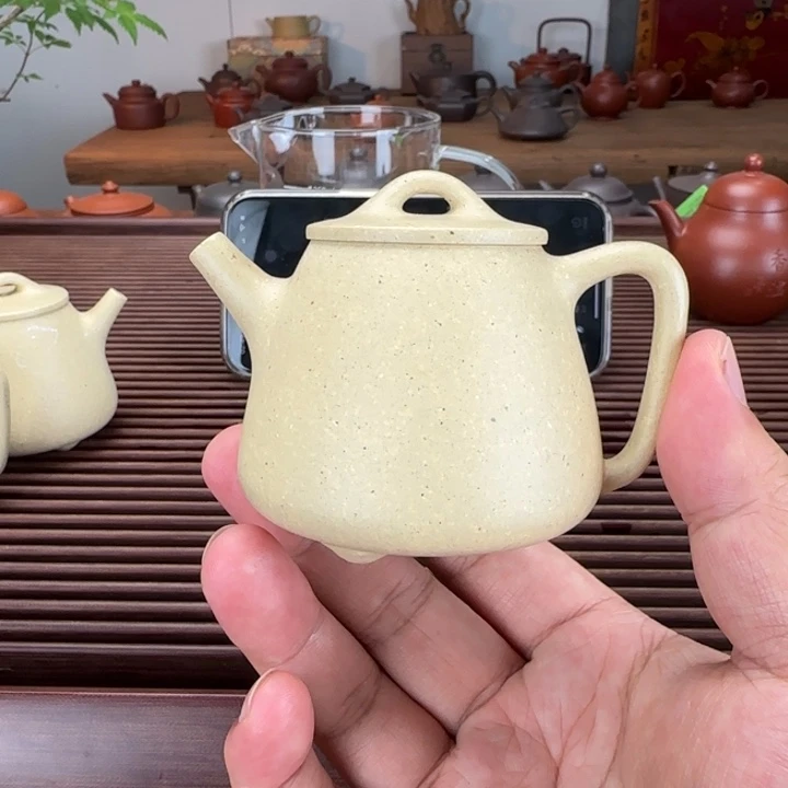 噗***紫砂茶壶本绿微瑕