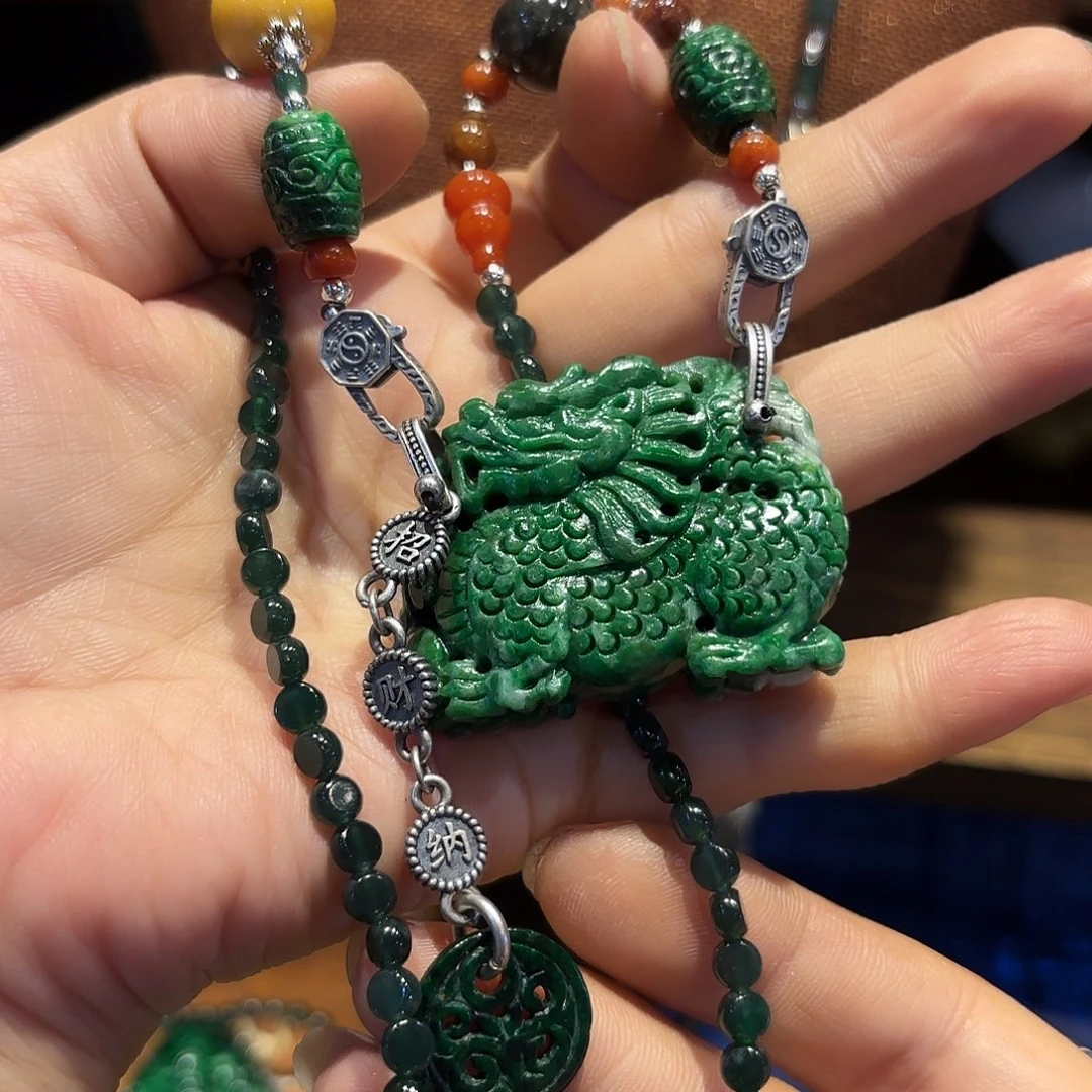 翡翠颈饰未镶嵌原创