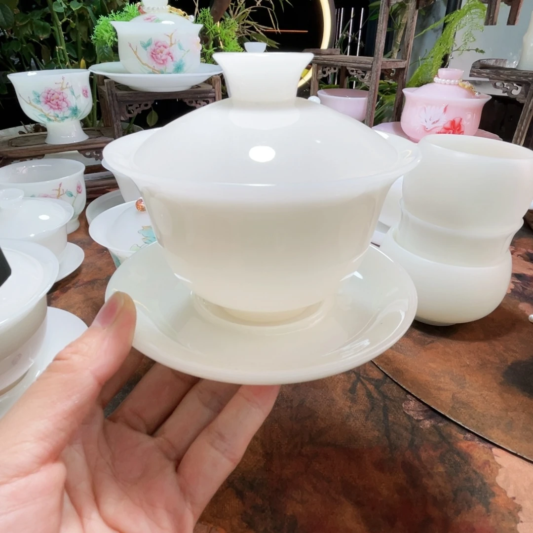 冰晶璞玉釉烧超大元宝240ml