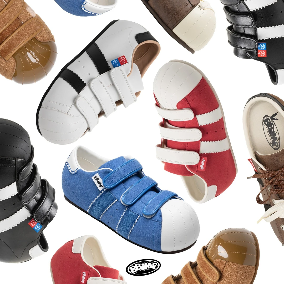 【贝壳头鞋六色合集】BBIMP卡通风复古户外增高休闲板鞋梓渝同款