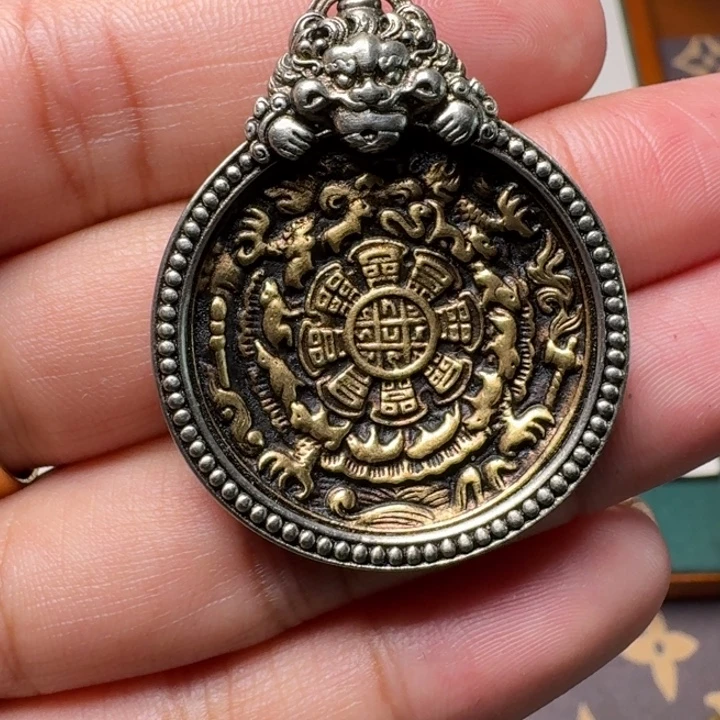 铜铁合金类铜菩提吊坠项链锁骨