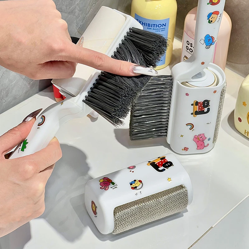 多巴胺三合一刷毛器刷衣服粘毛器除尘衣服黏吸沾毛手握去毛刷子