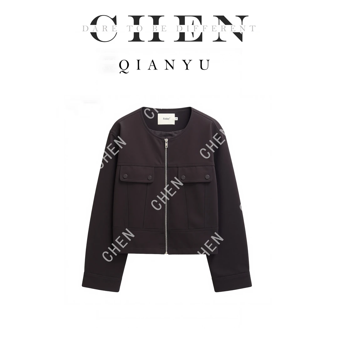 【陈陈私服】时尚设计感毛衣洋气显瘦长袖针织衫13090