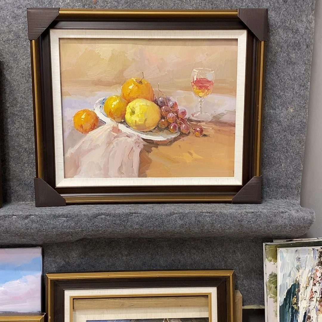 油画带外框画芯尺寸40x50cm