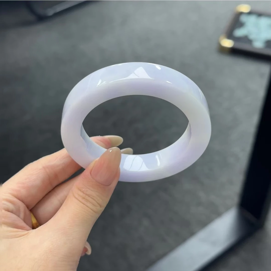 天然翡翠A货定制手镯0501