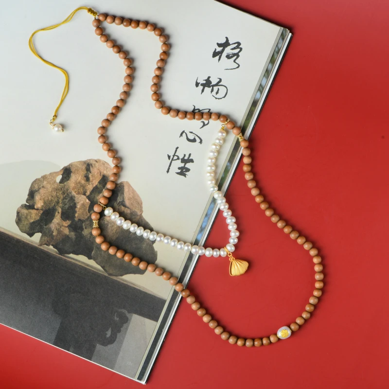 印度老山檀0.6项链掌上明珠款