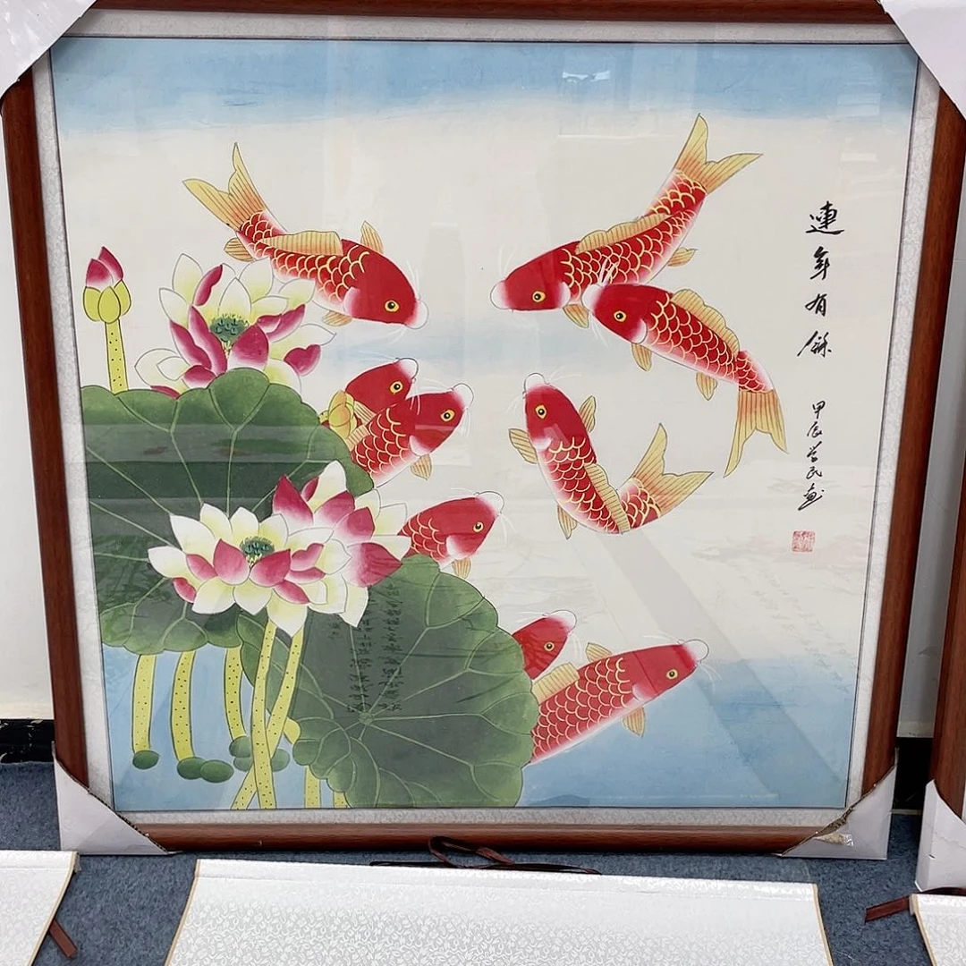 国画手绘手写作品