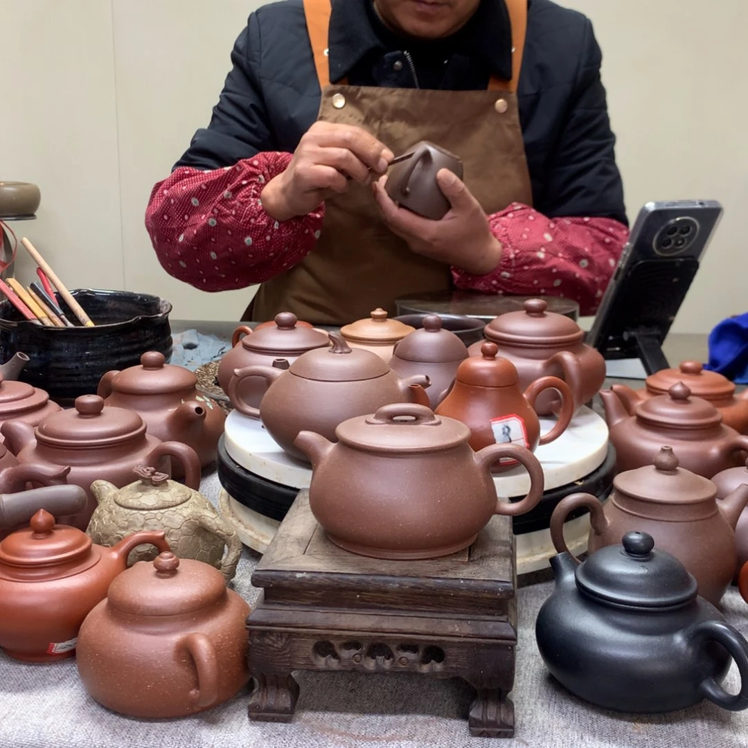 茶壶紫泥儒相150 C半手工制作