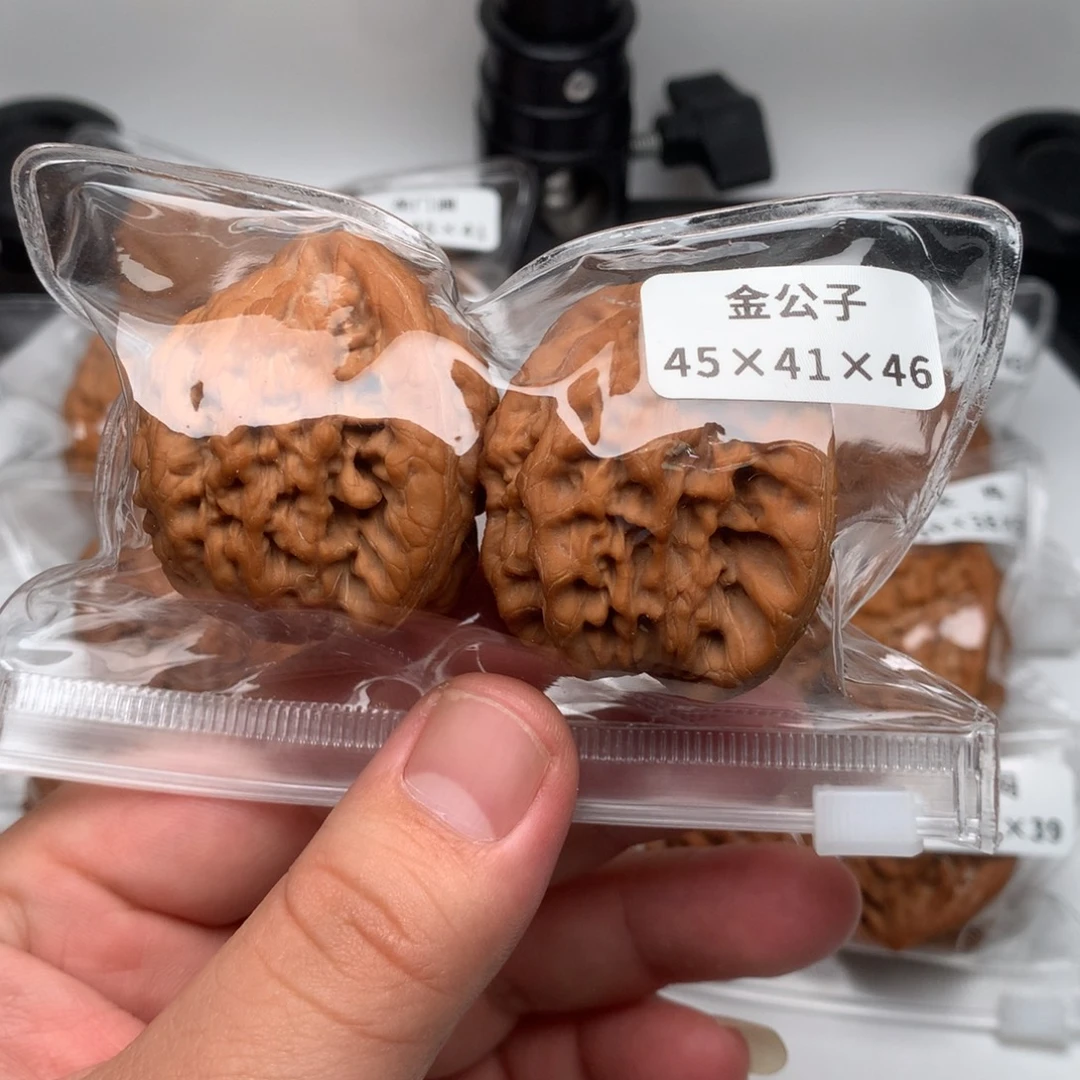 吊坠文玩核桃金公子43
