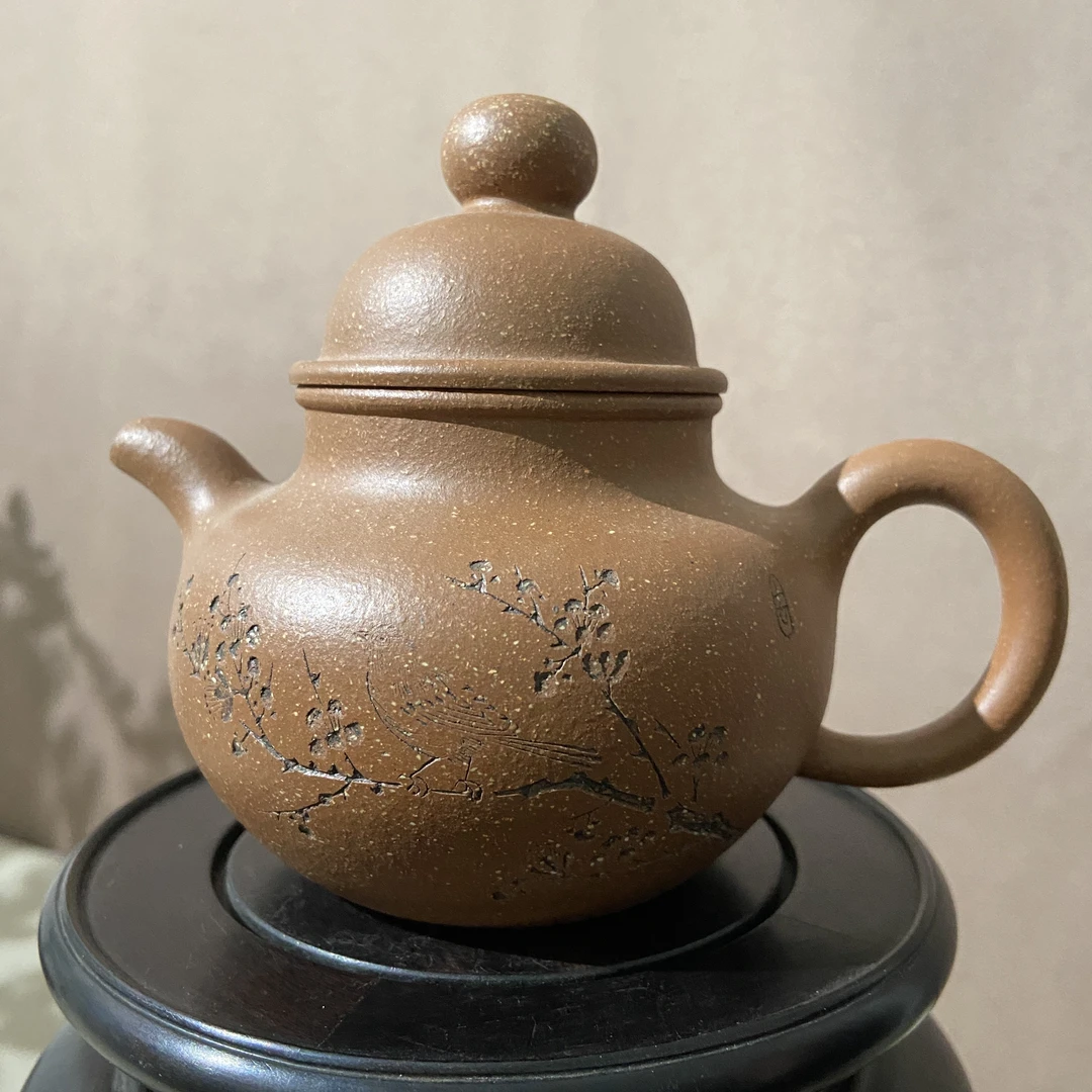 宜兴手工紫砂陶 茶壶GS3440-41