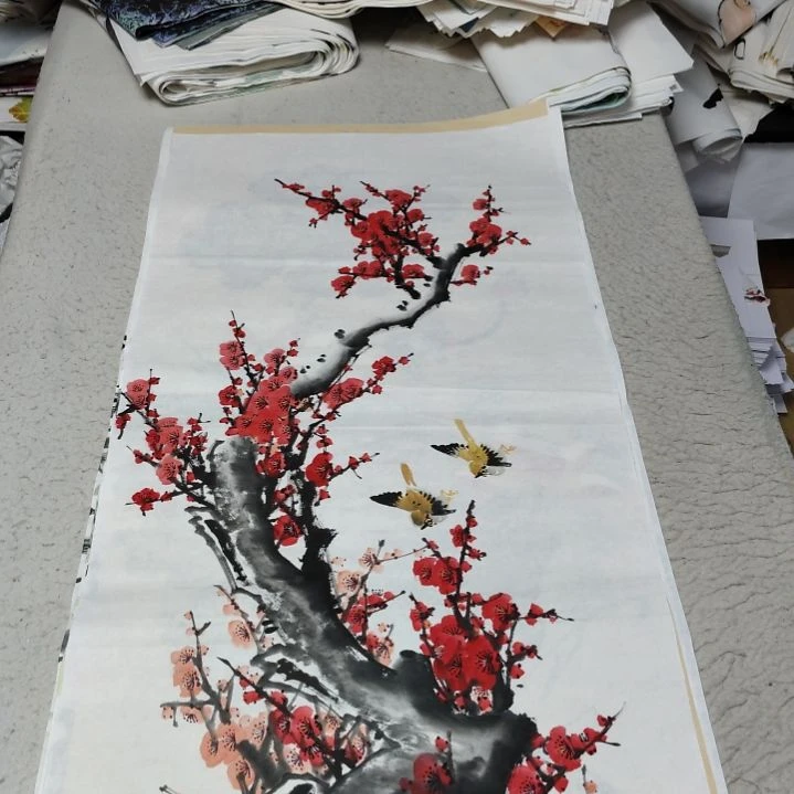 水***谁国画国画花鸟花鸟国画