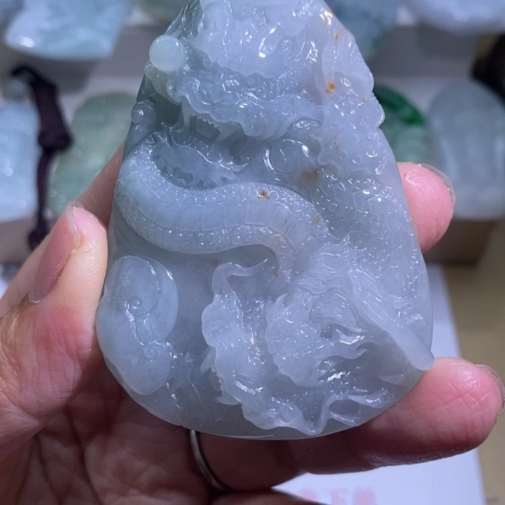 【闪购商品】颈饰未镶嵌翡翠龙牌