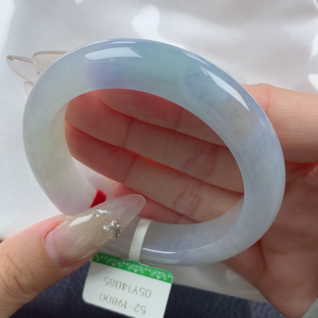 未镶嵌手镯翡翠缅甸天然翡翠A货52.7