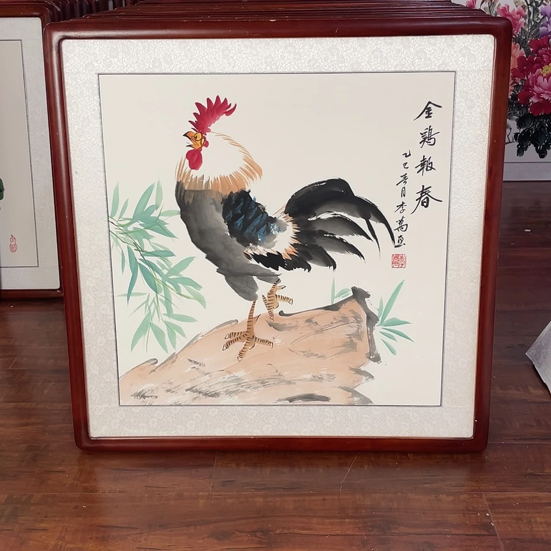 国画带框尺寸63*63厘米