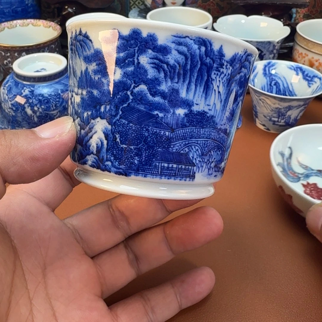 杯子景德镇全手工手绘陶瓷