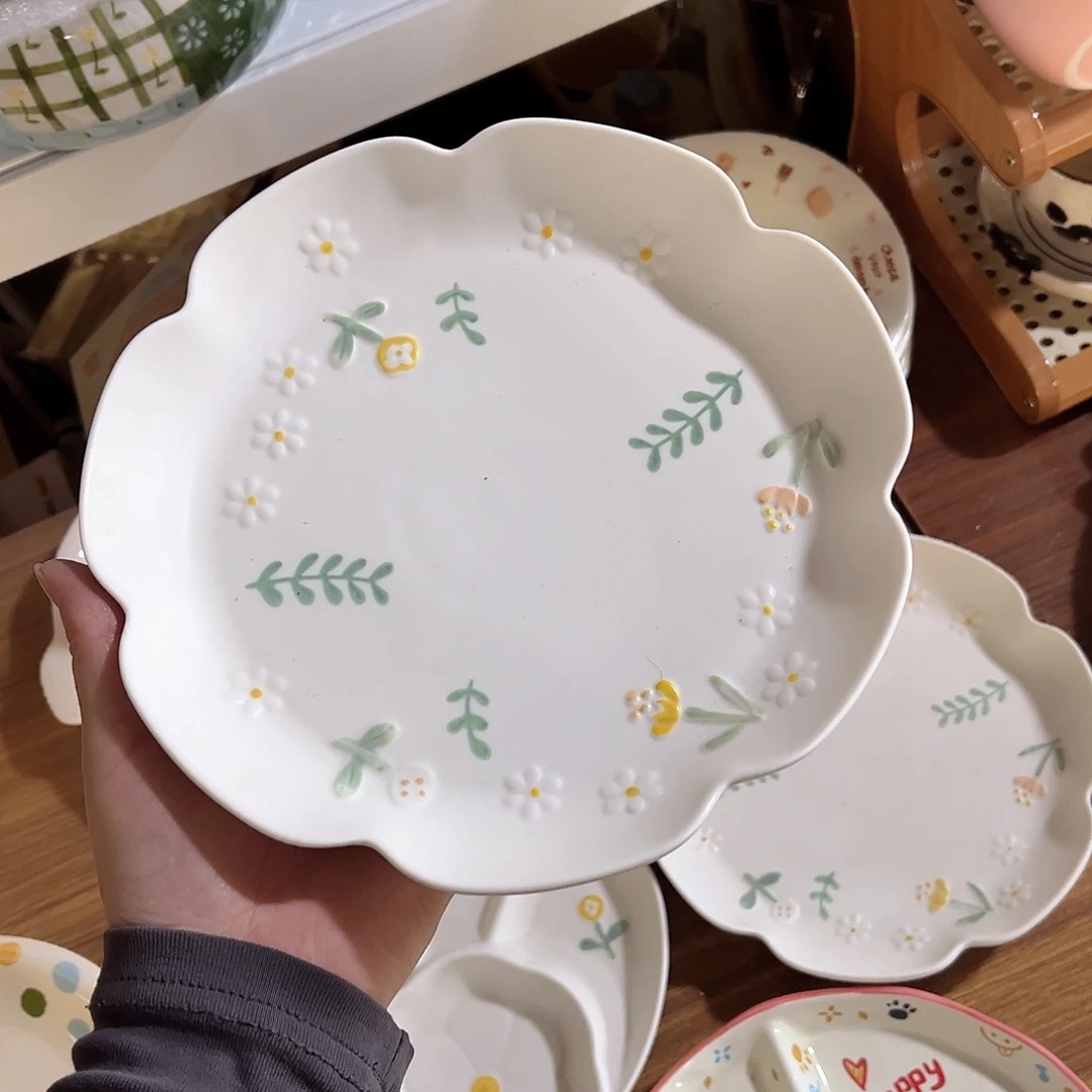 小雏菊8寸深盘陶瓷