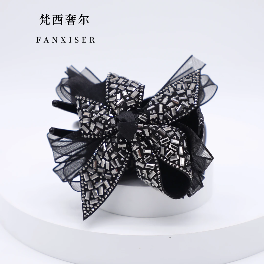 【韶华】时尚气质优雅高级丸子夹YM6534