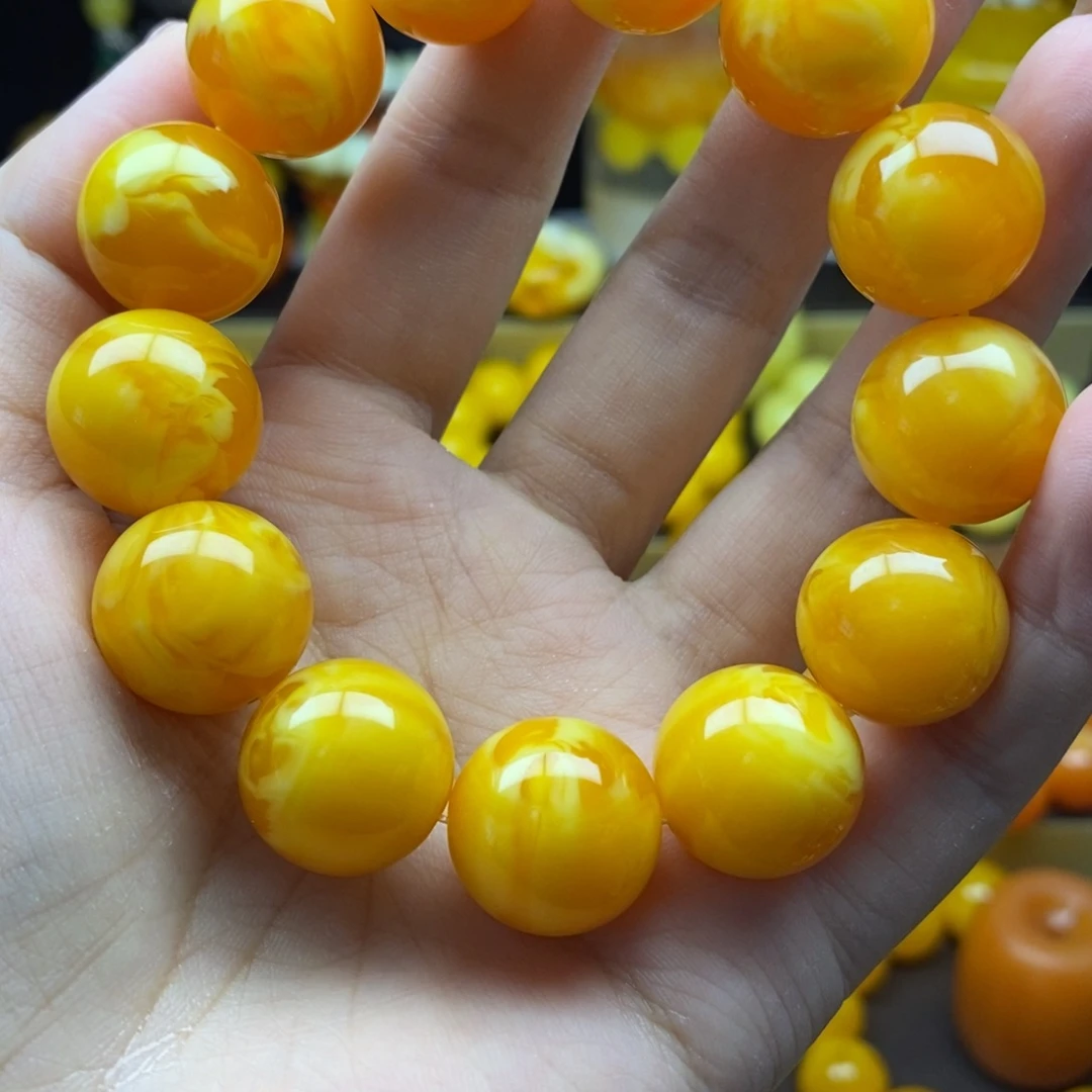 品***乐老蜡色精品手串18一件