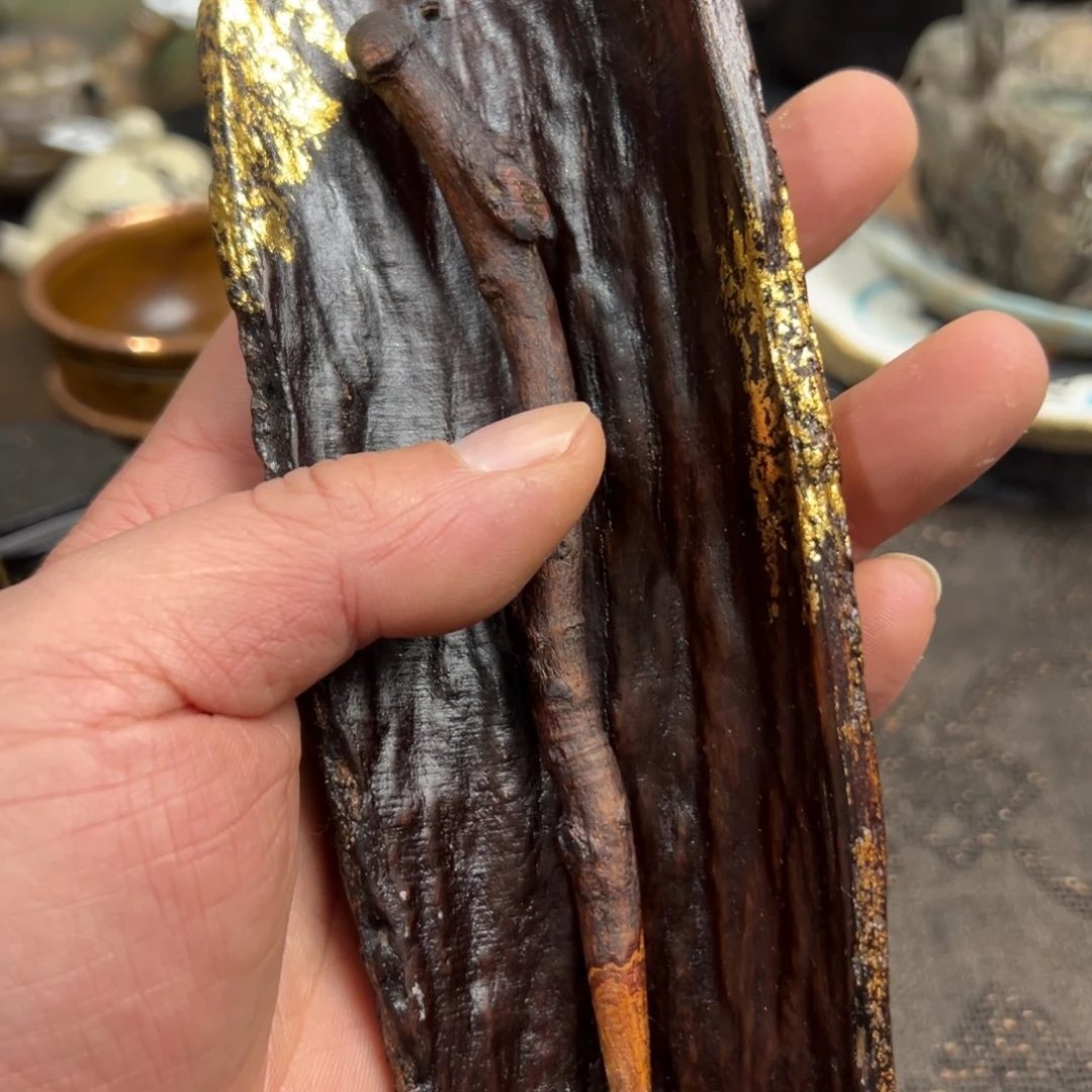 073大漆茶则茶针哈哈哈