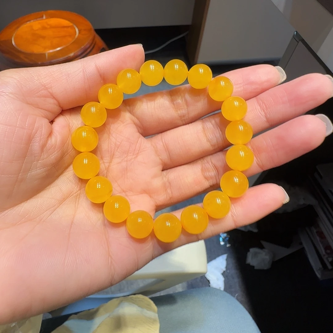 琥珀未镶嵌珠宝奇石蜜蜡手串