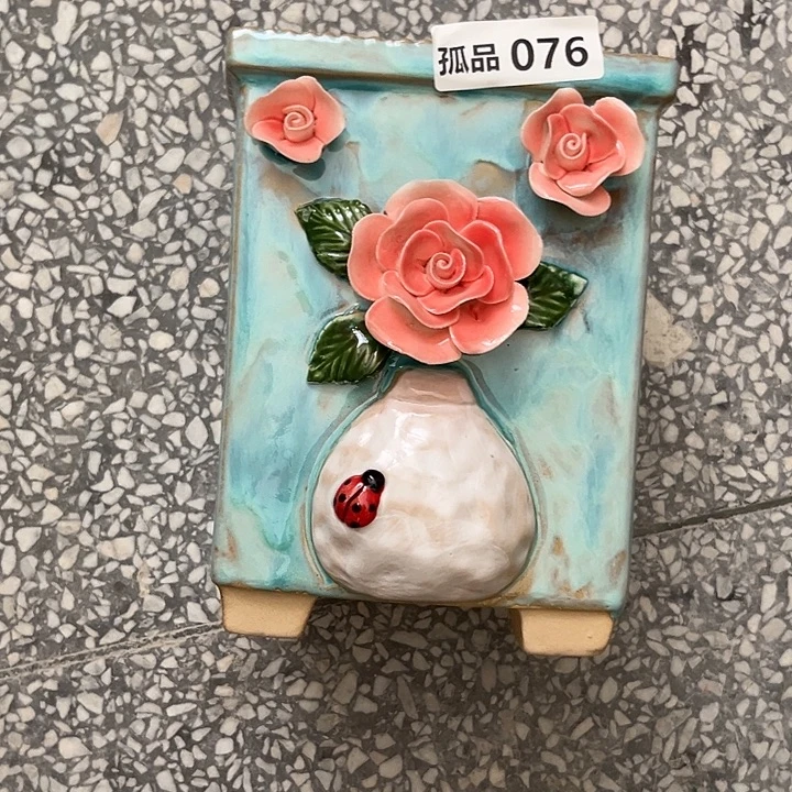 紫砂花盆粗陶材质多肉花盆076