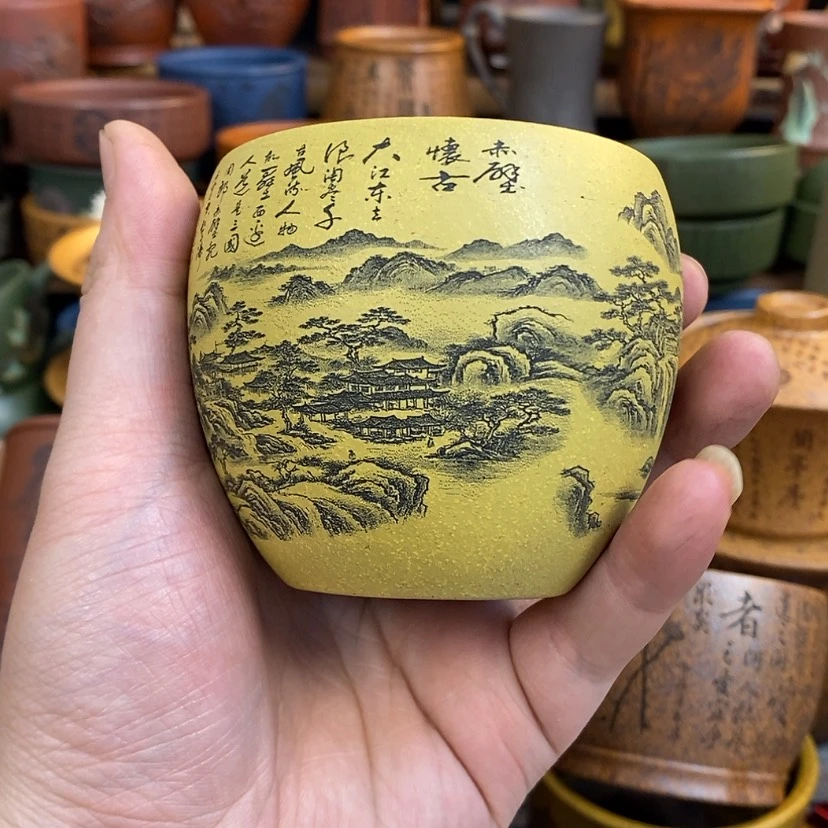 【闪购商品】紫砂杯子宜兴全手工紫砂杯