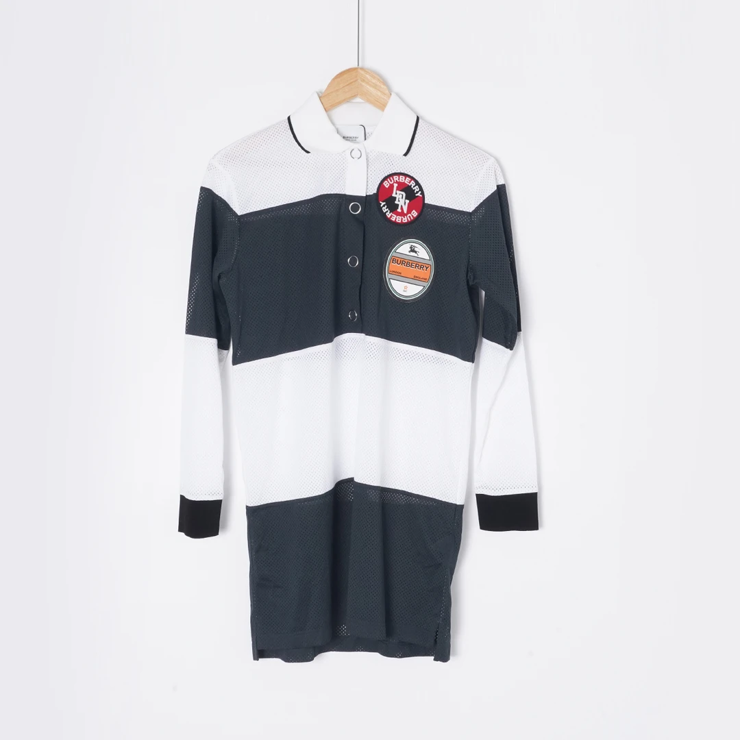 99新 BURBERRY/博柏利 聚酯纤维/TH0604/连衣裙/XS码女装上衣