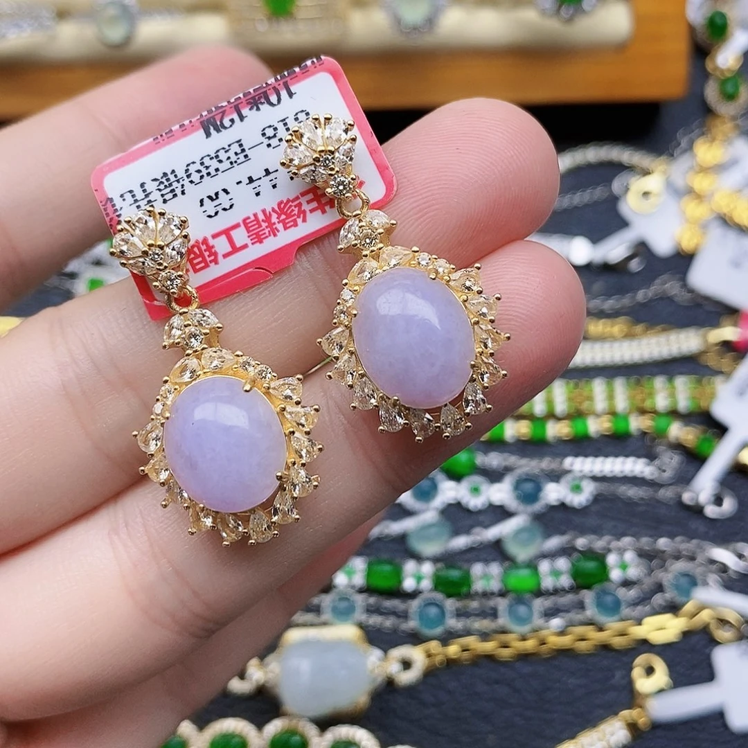 银S925镶嵌戒指翡翠