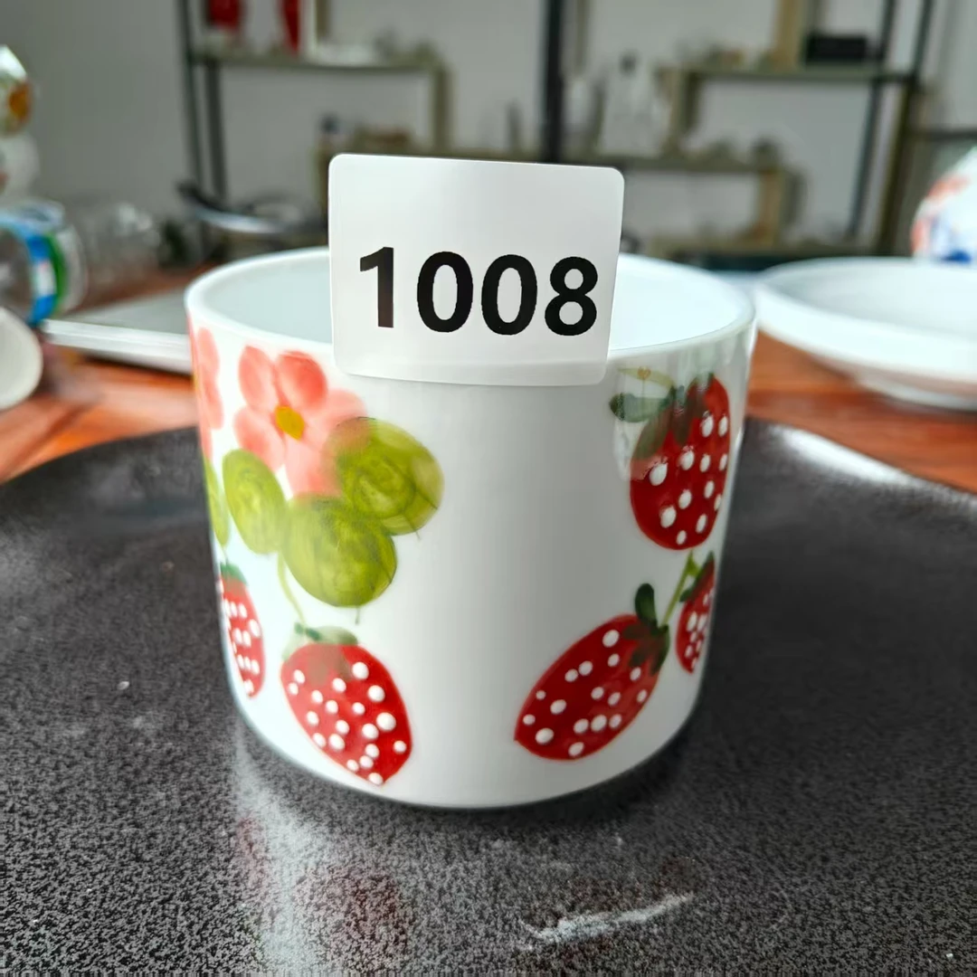 景德镇手绘釉中彩（食品级）茶叶罐可爱1008