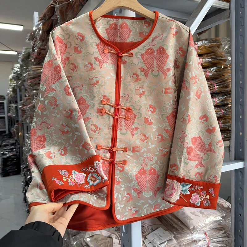 3015款新中式短款外套【锦鲤】