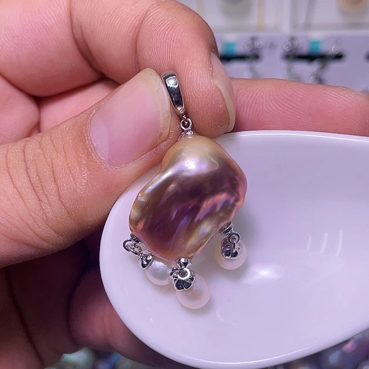颈饰合金淡水珍珠33