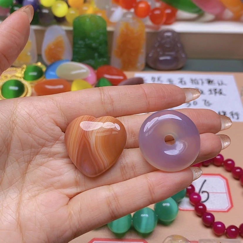【闪购商品】玛瑙/玉髓颈饰未镶嵌石****手