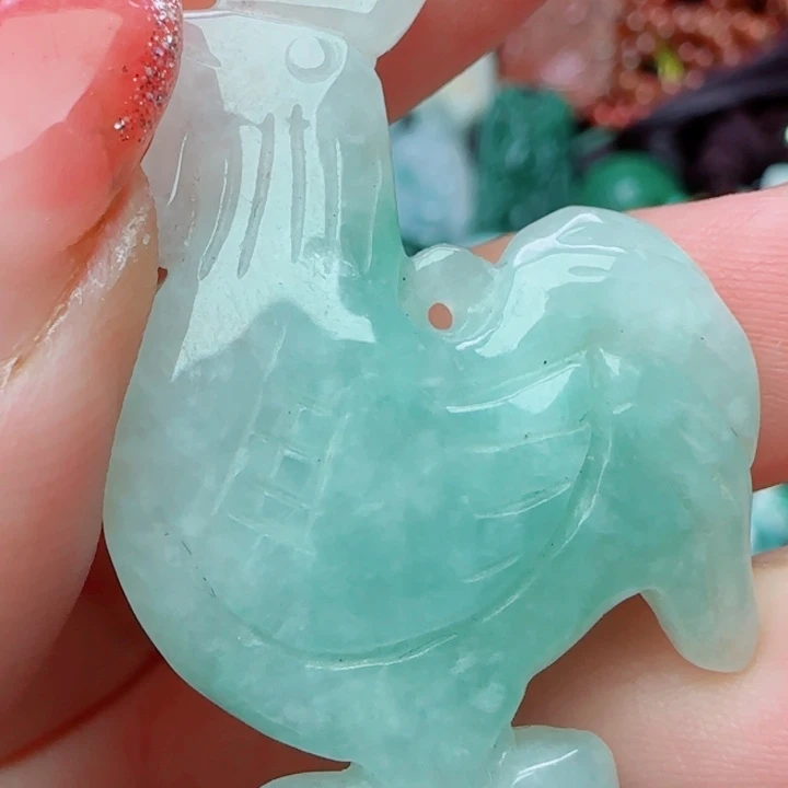 翡翠未镶嵌颈饰天然A货35