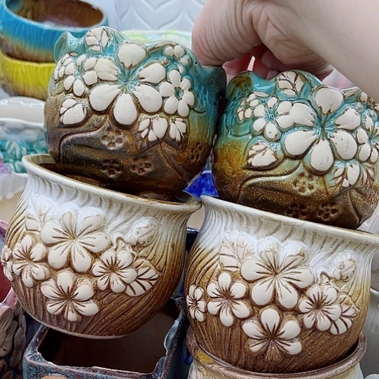 多肉绿植陶瓷花盆