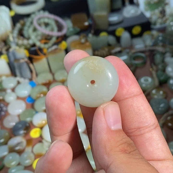 清***风和田玉未镶嵌吊坠(不含链)