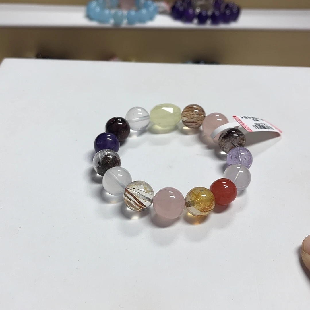 水晶手链未镶嵌多宝水晶手串