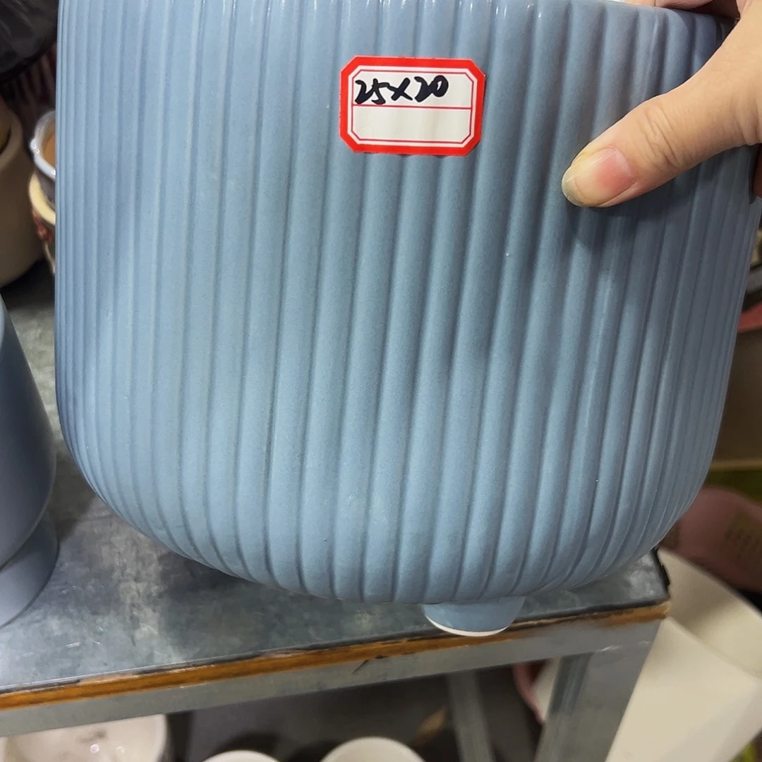 外贸尾单陶瓷花盆凑10米包邮