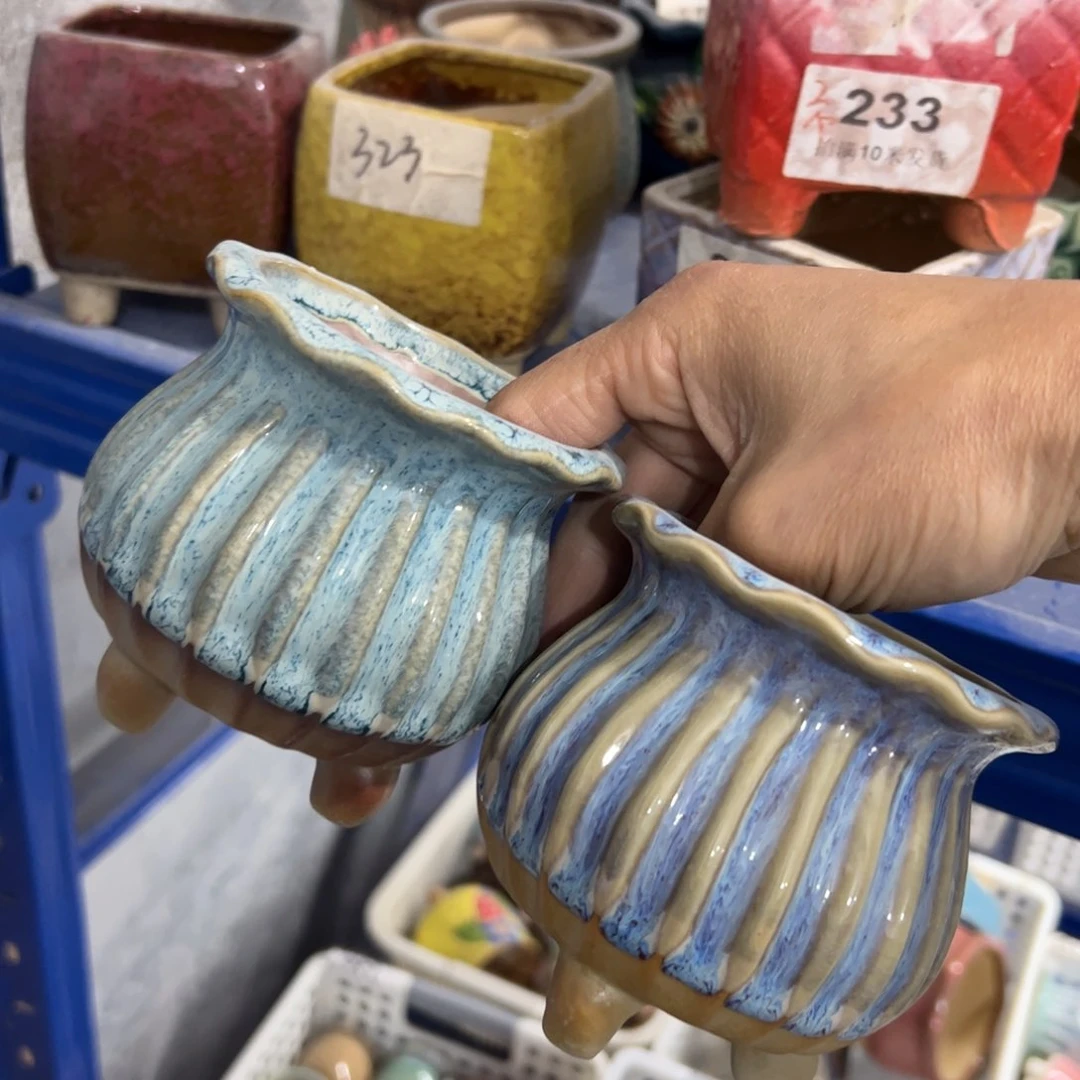 陶瓷陶瓷多肉花盆@@1365