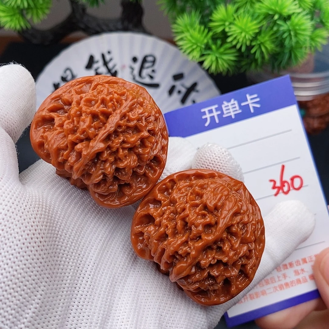 文玩核桃把件42百花山360