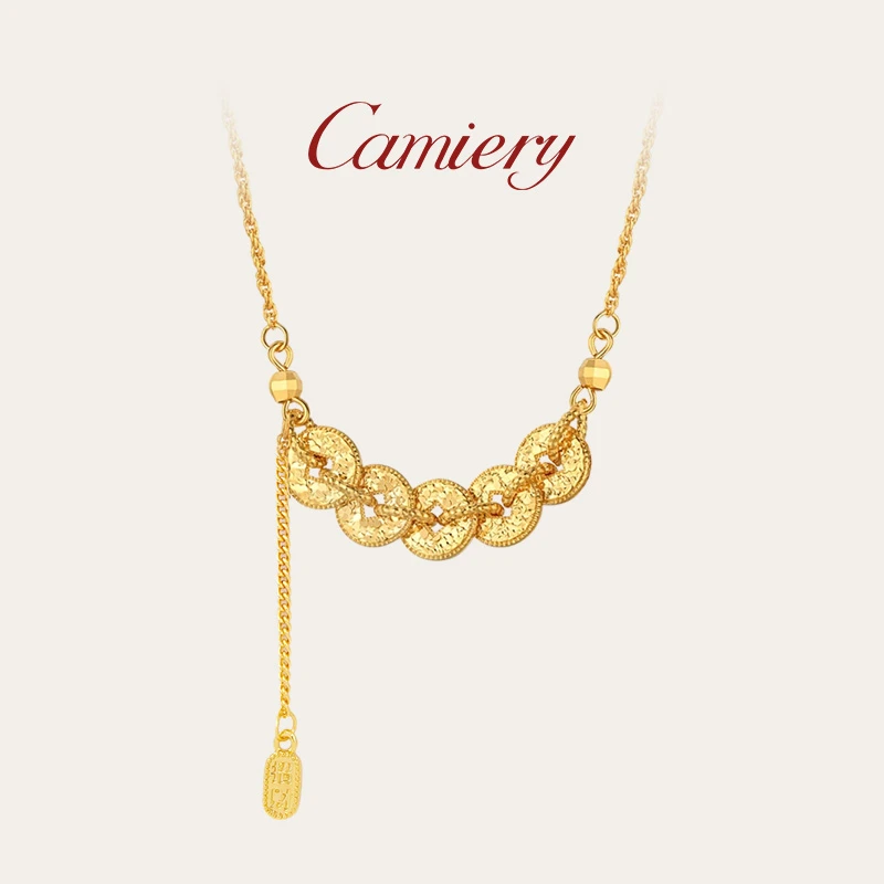 【林楠专属】CAMIERY碎碎冰五帝币项链轻奢精致百搭