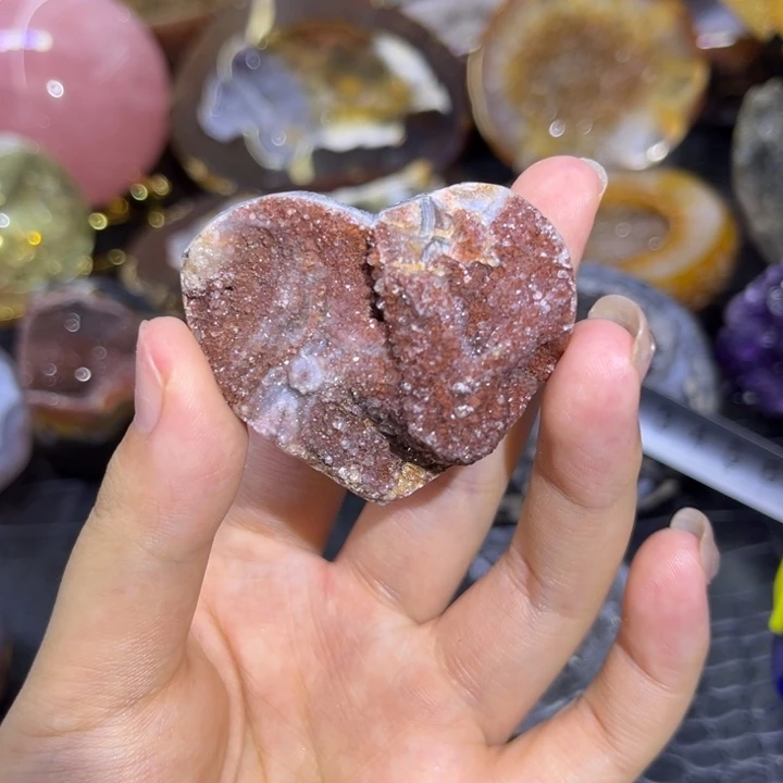 发饰未镶嵌水晶流沙爱心