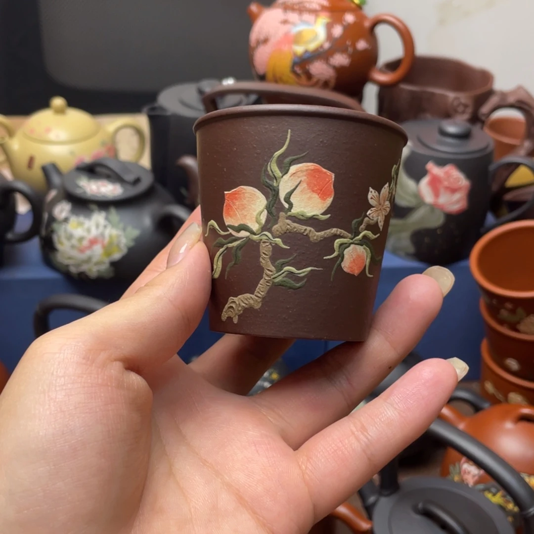 茶杯紫泥紫砂主人杯100cc