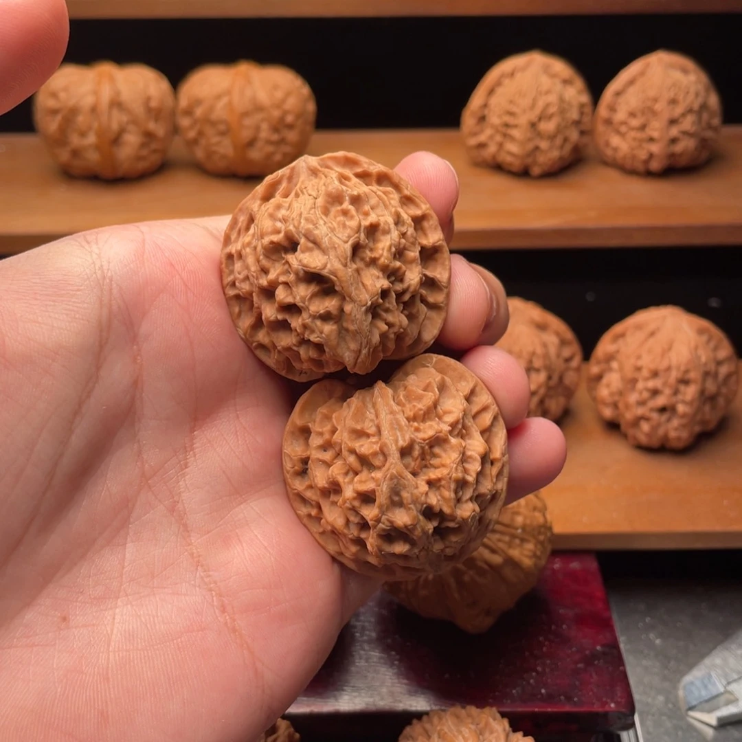 文玩核桃把件晋**宽40毕业苹果园