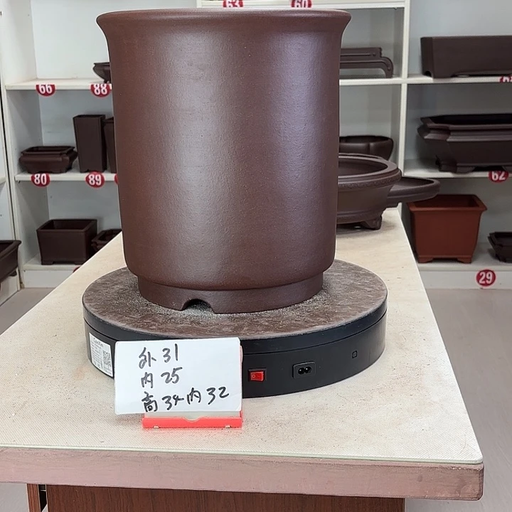 七***源花盆紫砂四个金钟