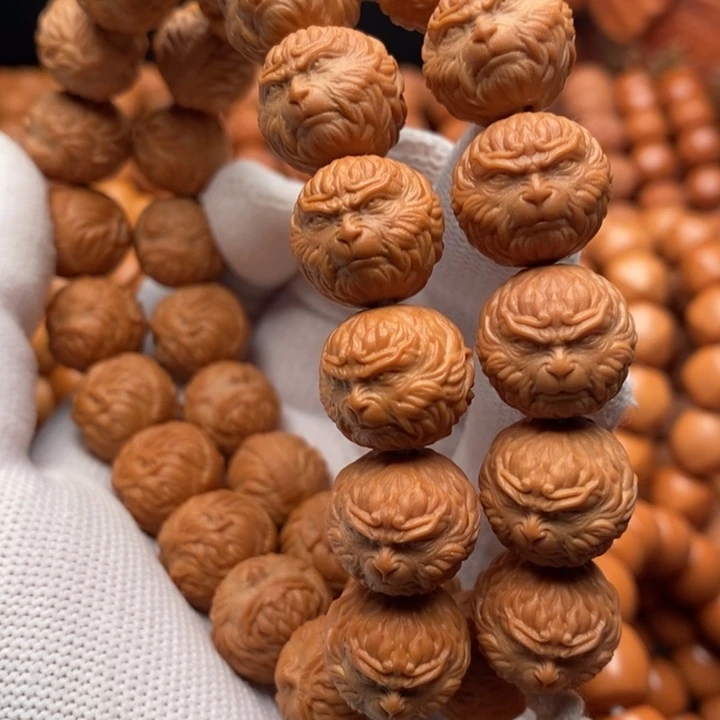 【闪购商品】猴头核桃吊坠安**酒斗战胜佛