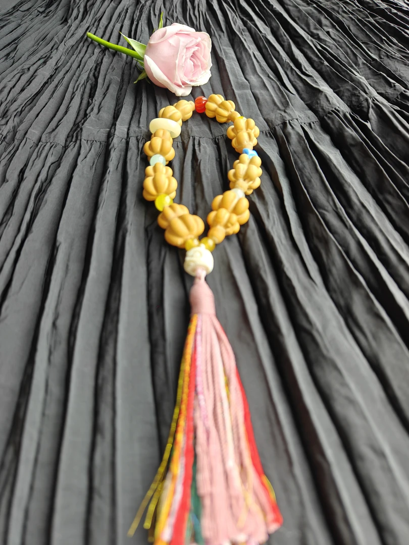 精品手工艺葫芦草里金花墩手持车挂