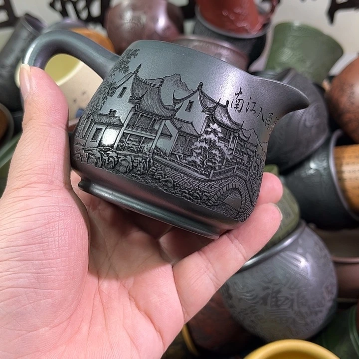 茶杯紫砂全手工紫砂主人杯